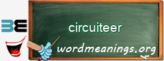 WordMeaning blackboard for circuiteer